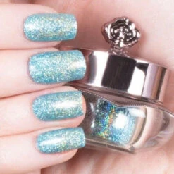 Turquoise - Holographic Nail Powder(Turquoise) 11 Turquoise - Holographic Nail Powder(Turquoise) -Sistaco Mineral Nails Store Turquoise 1204556b 9c5c 461e 9330 0e6db50d27e4