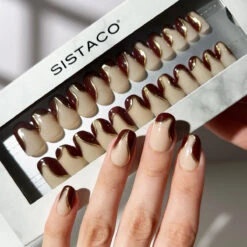 Velour Nights - Oval Sustainable Nails(Velour Nights Oval Sustainable Nails) 12 Velour Nights - Oval Sustainable Nails(Velour Nights Oval Sustainable Nails) -Sistaco Mineral Nails Store Velour Nights Oval 2