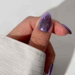 Violet Sky - Holographic Nail Powder(Violet Sky Holographic) -Sistaco Mineral Nails Store VioletSky 1