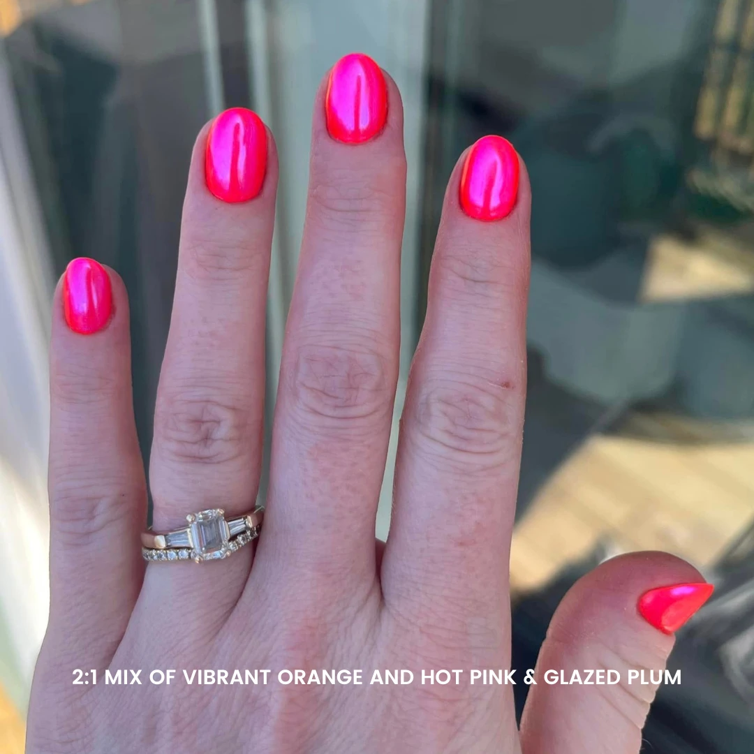 Glazed Plum - Metallic Nail Powder(Glazed Plum Metallic) 8 Glazed Plum - Metallic Nail Powder(Glazed Plum Metallic) - Image 6