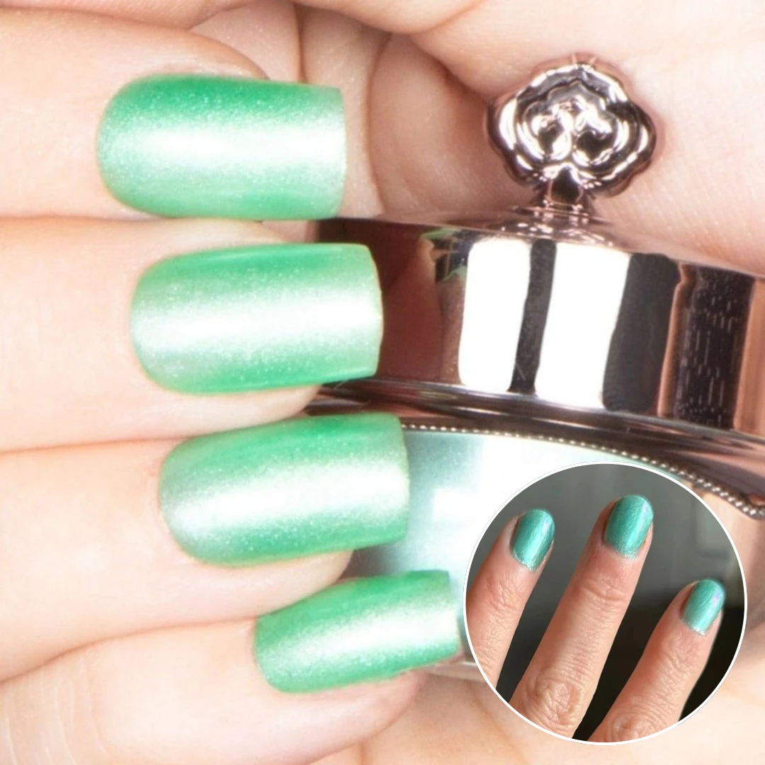 Seafoam - Classic Nail Powder(Seafoam) 3 Seafoam - Classic Nail Powder(Seafoam)