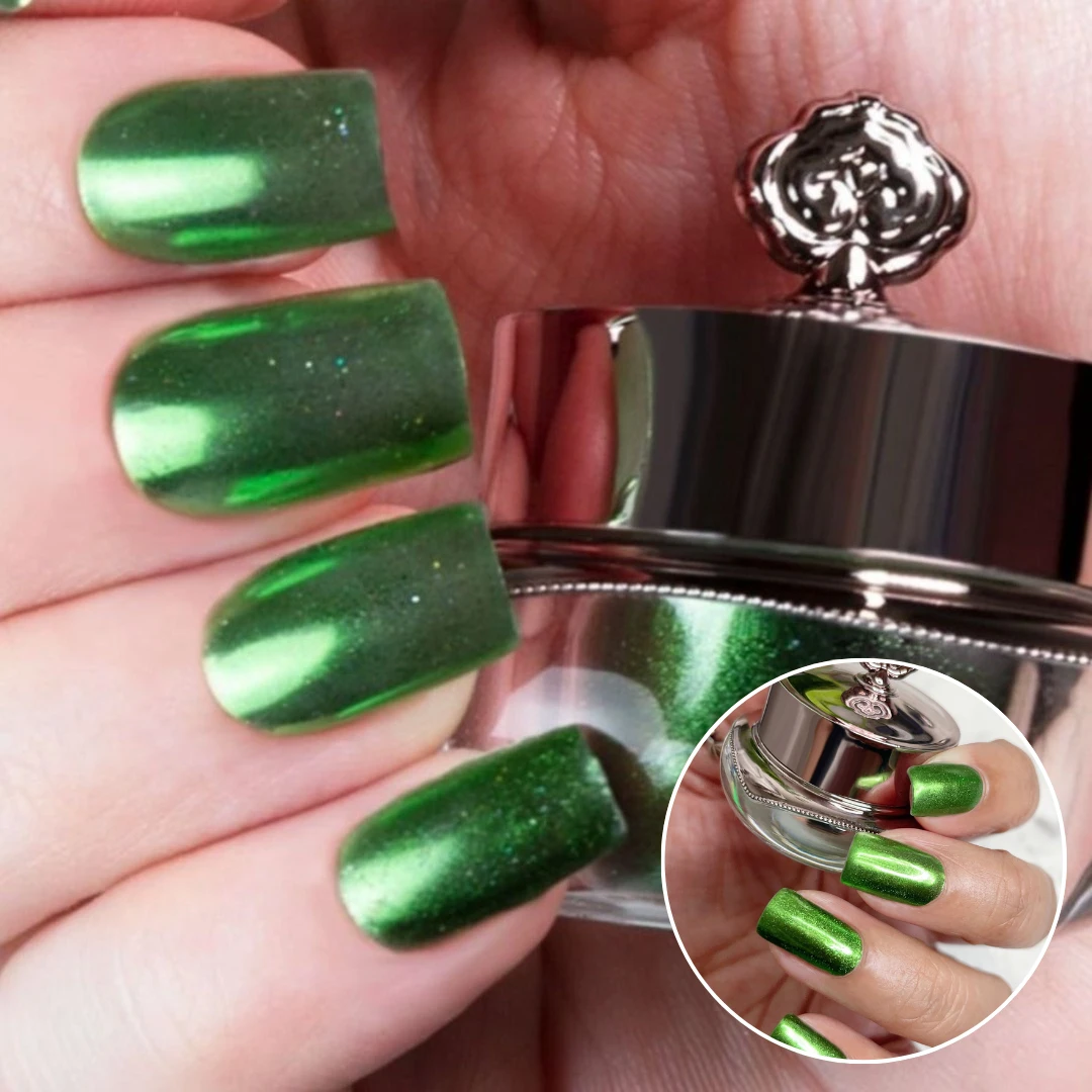Shamrock - Metallic Nail Powder(Shamrock Metallic) 3 Shamrock - Metallic Nail Powder(Shamrock Metallic)