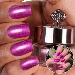 Fuchsia - Metallic Nail Powder(Fushia)