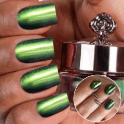Jade - Shade Shift Metallic Nail Powder(Jade Metallic)