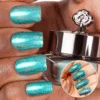 Emerald City - Holographic Nail Powder(Emerald City Holographic) 2 Emerald City - Holographic Nail Powder(Emerald City Holographic) -Sistaco Mineral Nails Store WEBSITENailPowders 3fdd2892 cd42 432d a785 0a535d6f5994