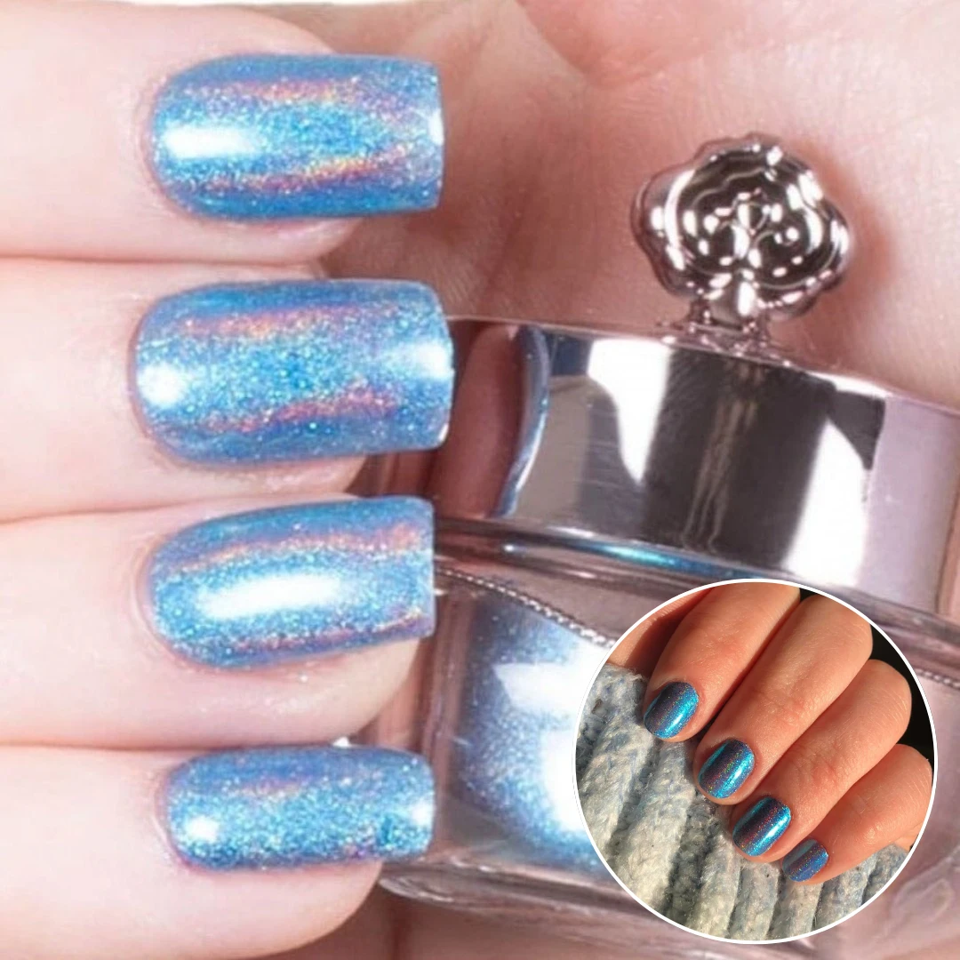 Ocean Rush - Holographic Nail Powder(Ocean Rush Holographic) 3 Ocean Rush - Holographic Nail Powder(Ocean Rush Holographic)