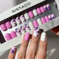 Whisper Mauve - Oval Sustainable Nails(Whisper Mauve Oval Sustainable Nails) 12 Whisper Mauve - Oval Sustainable Nails(Whisper Mauve Oval Sustainable Nails) -Sistaco Mineral Nails Store Whisper Mauve Oval 2