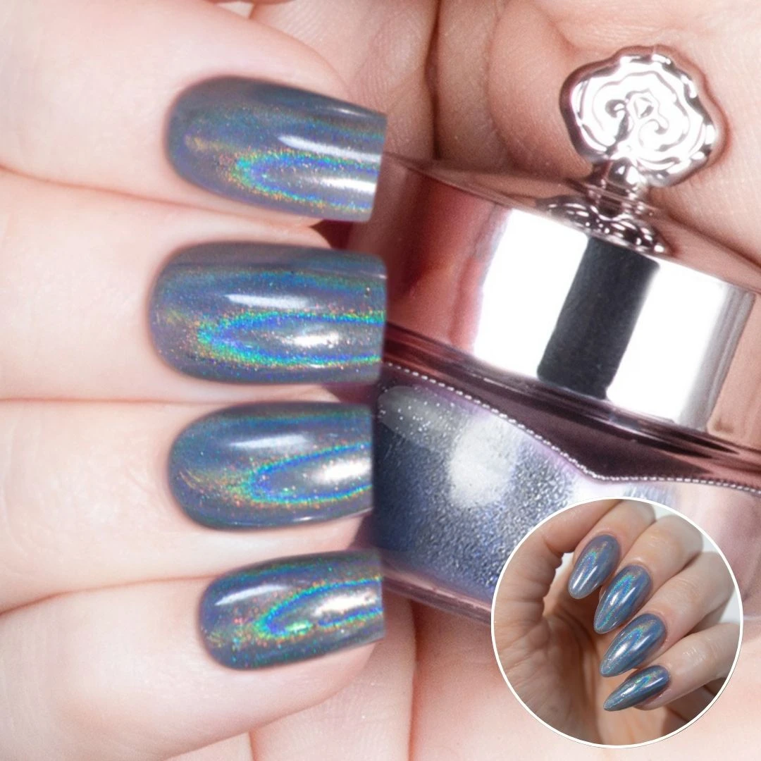 Zephyr - Holographic Nail Powder(Zephyr) 3 Zephyr - Holographic Nail Powder(Zephyr)