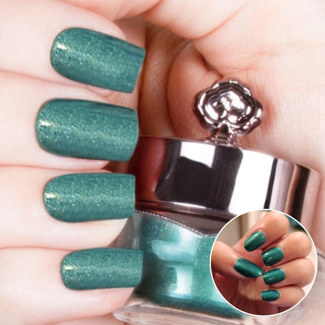 Dark Cyan - Classic Nail Powder(Dark Cyan Classic) 3 Dark Cyan - Classic Nail Powder(Dark Cyan Classic)