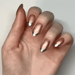 Fine Lines - Bronze(Sistaco Fine Lines Bronze) 10 Fine Lines - Bronze(Sistaco Fine Lines Bronze) -Sistaco Mineral Nails Store ezgif.com animated gif maker 2 2