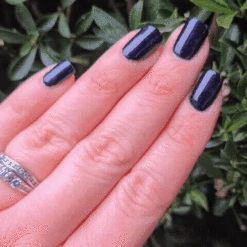 Raven - Metallic Nail Powder(Raven Metallic) -Sistaco Mineral Nails Store ezgif.com gif maker 24