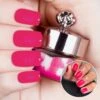 Glow Red - Classic Neon Nail Powder(Free Exclusive Color 8) 2 Glow Red - Classic Neon Nail Powder(Free Exclusive Color 8) -Sistaco Mineral Nails Store glow red