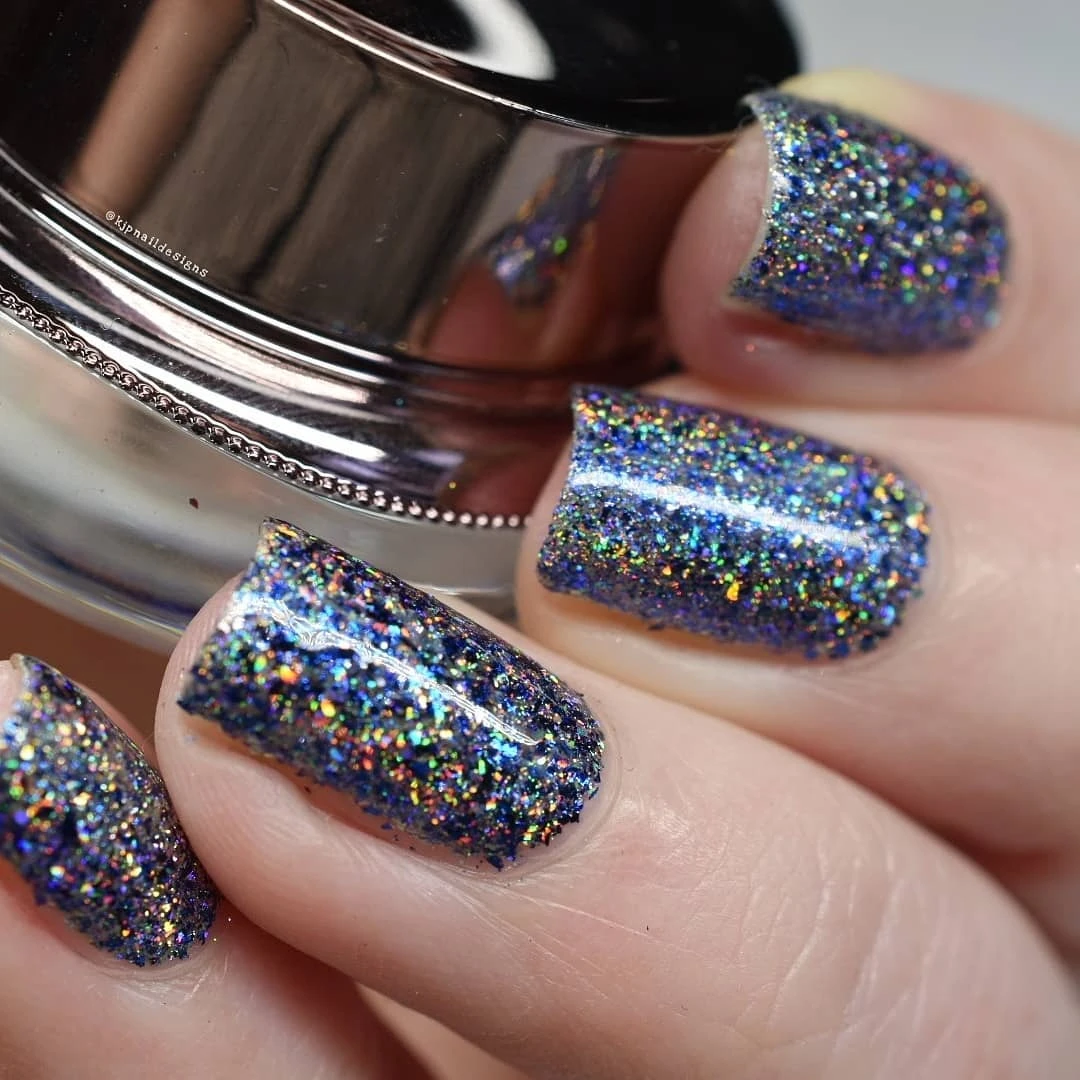 Electric - Holographic Nail Powder(Electric) 5 Electric - Holographic Nail Powder(Electric) - Image 3