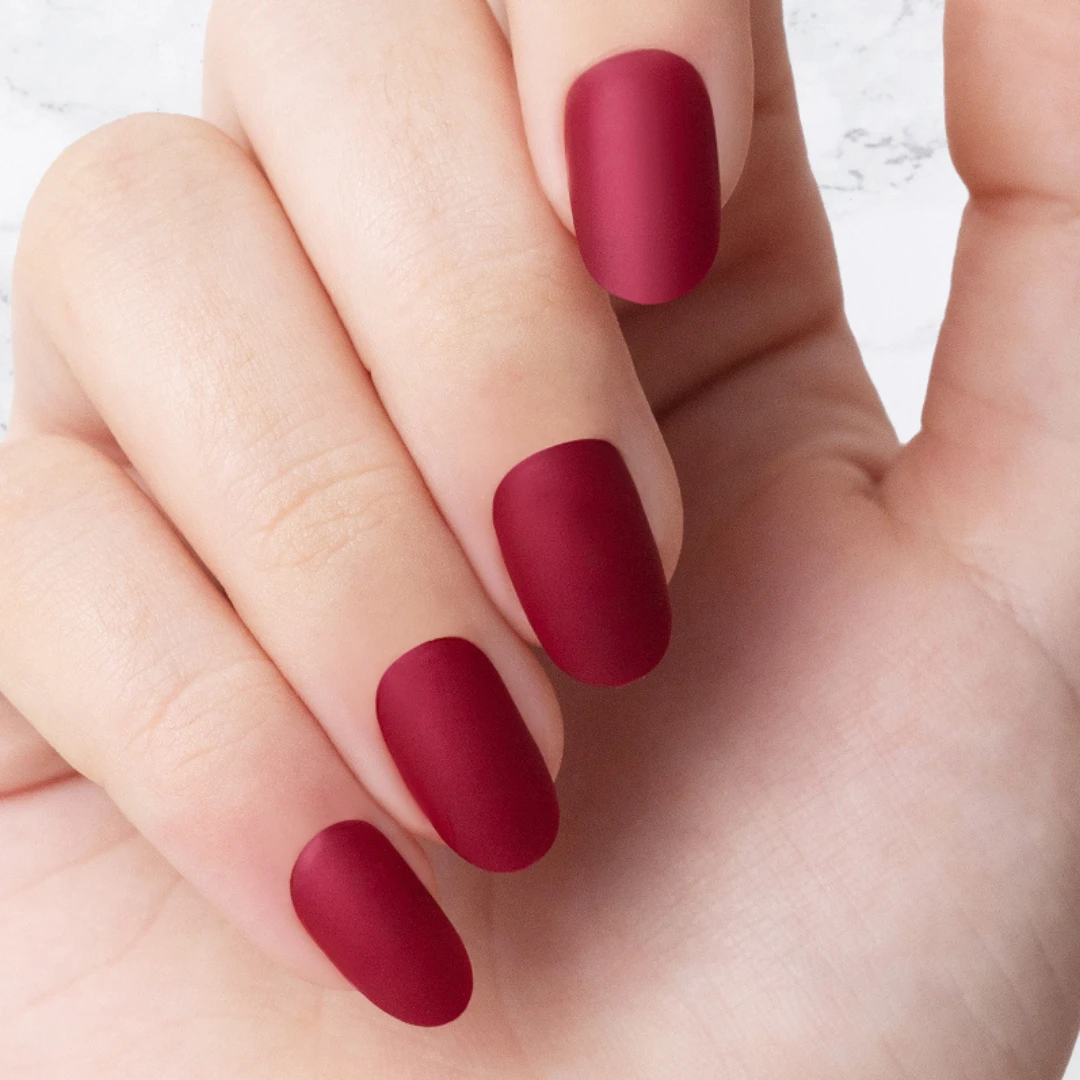 Merlot - Oval Sustainable Nails(Sustainable Nails Merlot Oval) 3 Merlot - Oval Sustainable Nails(Sustainable Nails Merlot Oval)