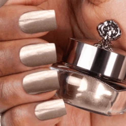 Silver Bubble - Metallic Nail Powder(Silver) -Sistaco Mineral Nails Store silverbubble23